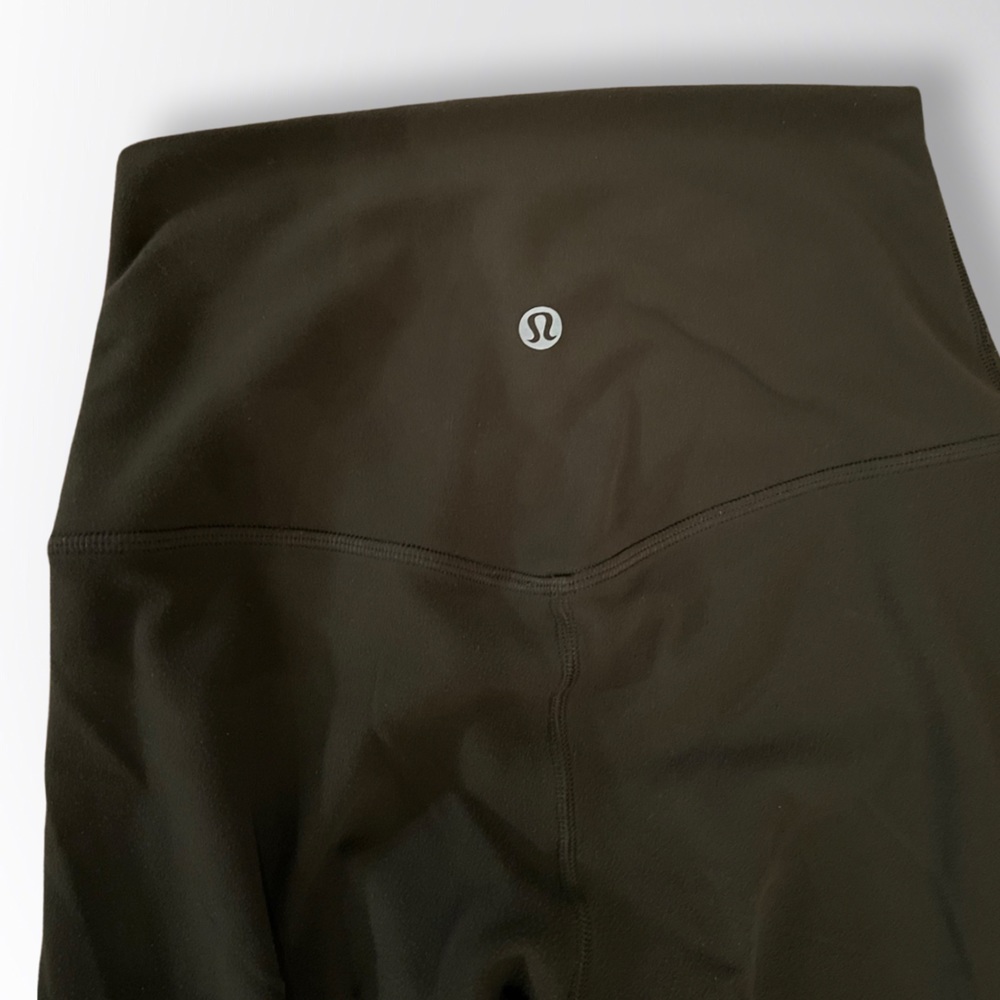 Lululemon Align crop olive green size 2